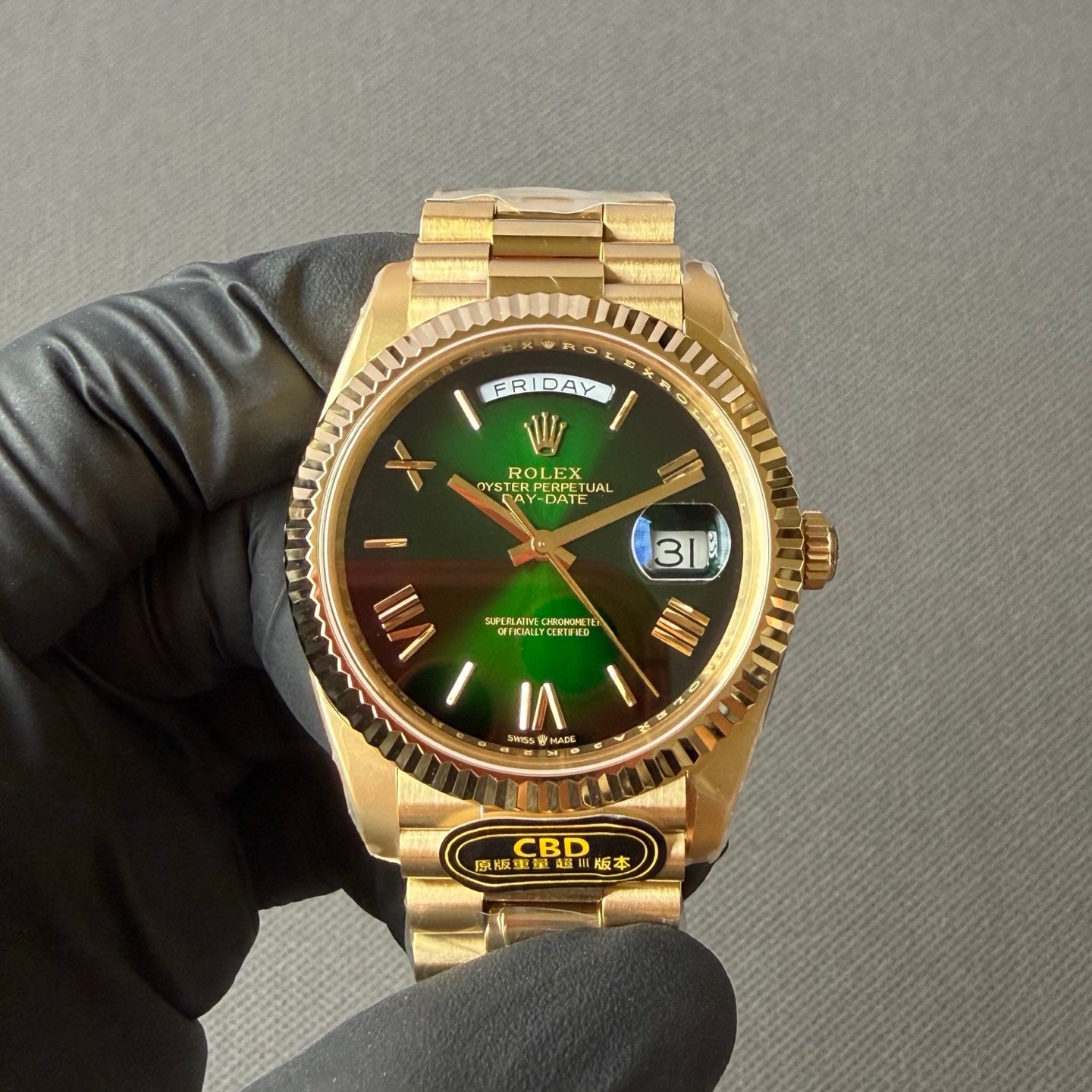 Diary DD series smoked green 3255 movement