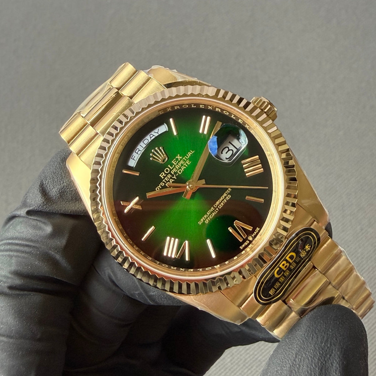 Diary DD series smoked green 3255 movement