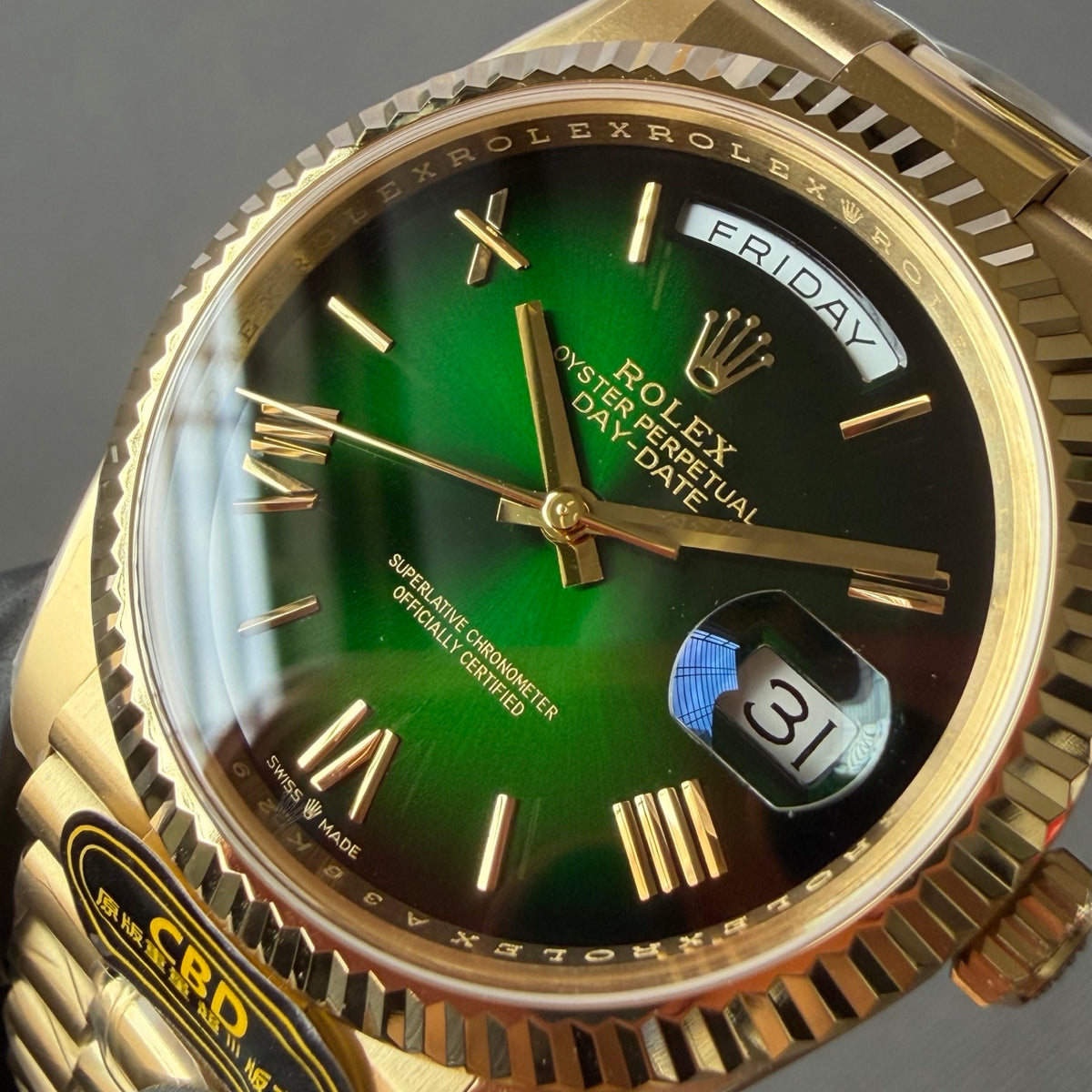 Diary DD series smoked green 3255 movement