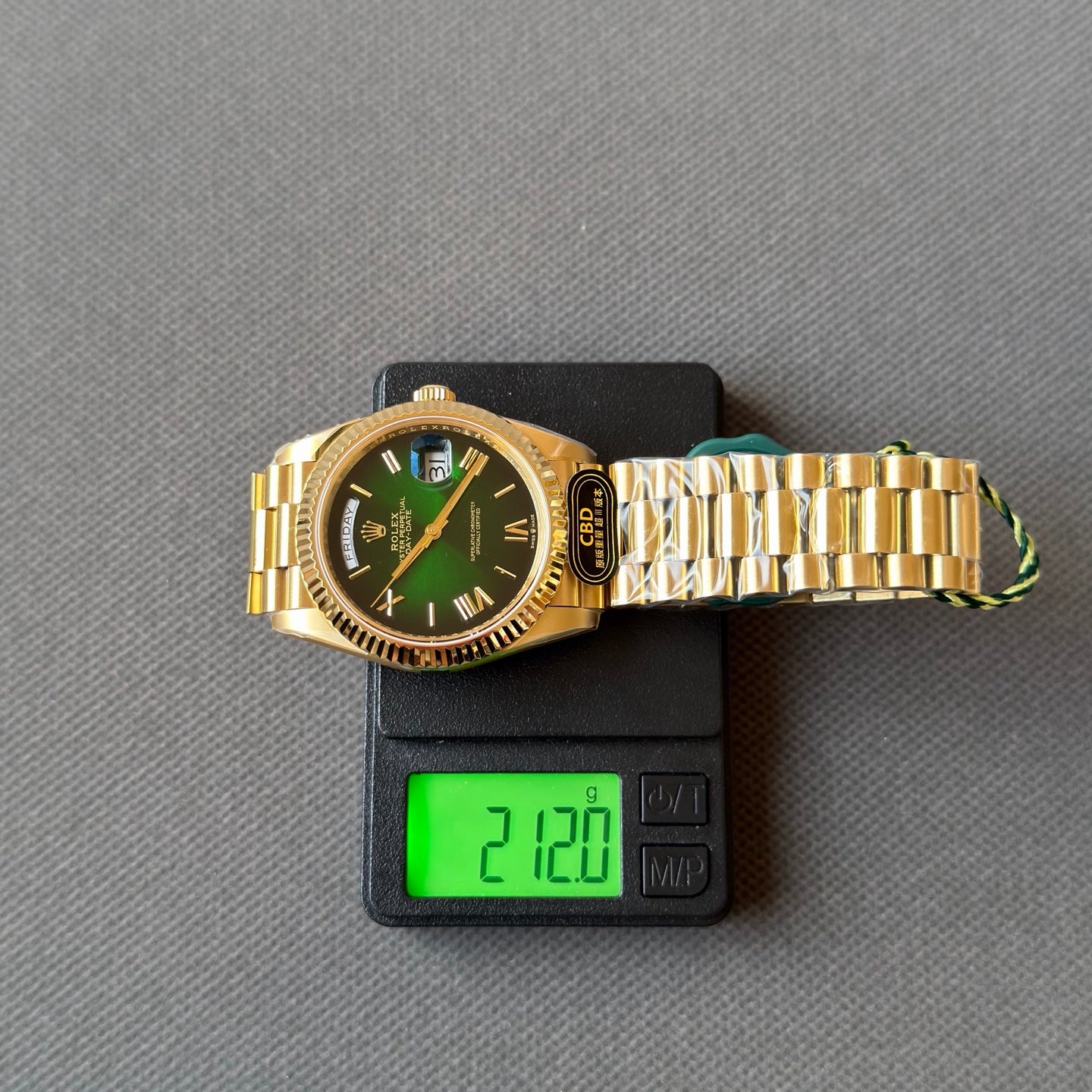 Diary DD series smoked green 3255 movement