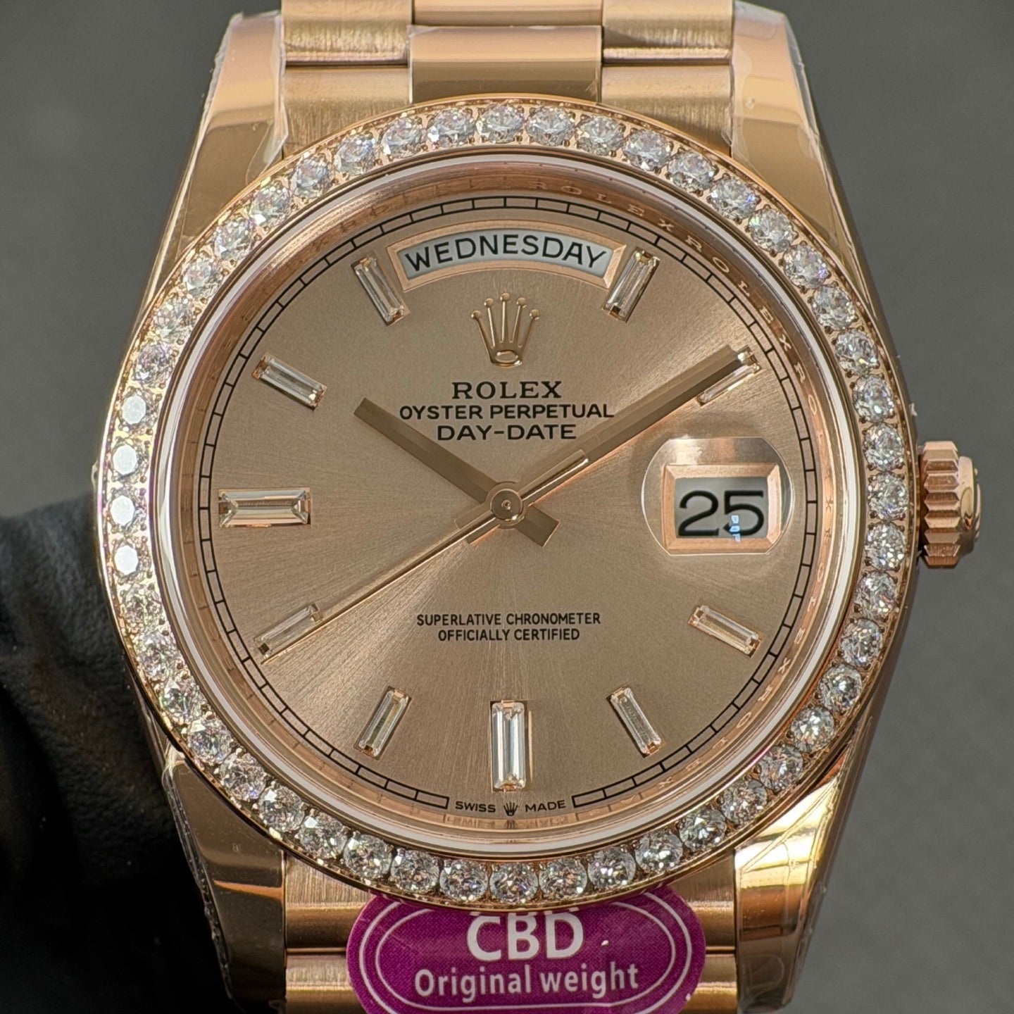 DD Pink Rock Sugar Circle Round Diamond