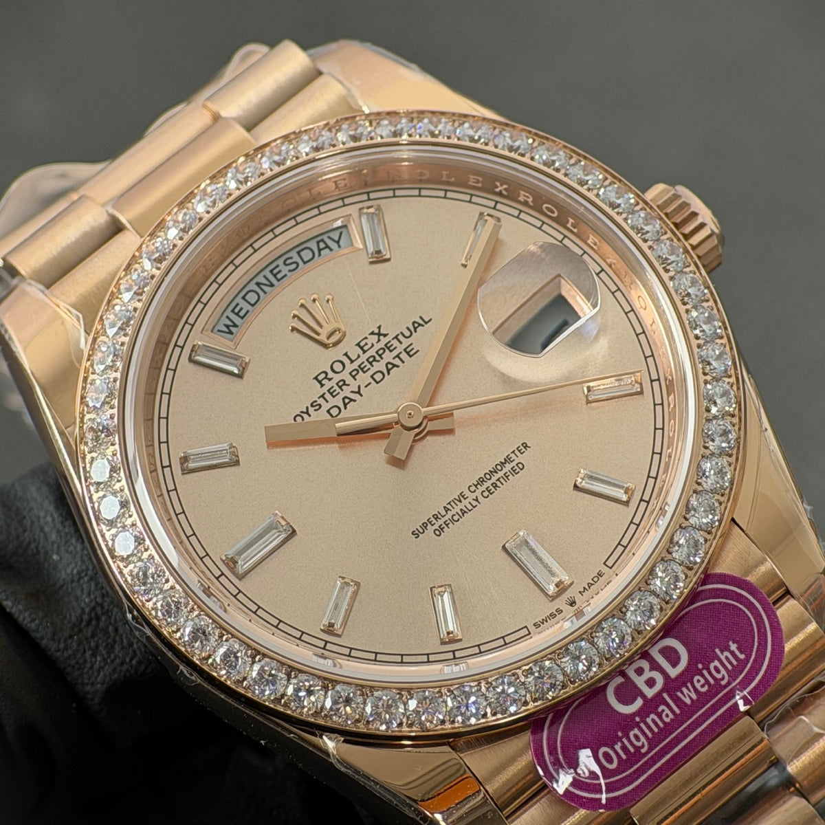 DD Pink Rock Sugar Circle Round Diamond