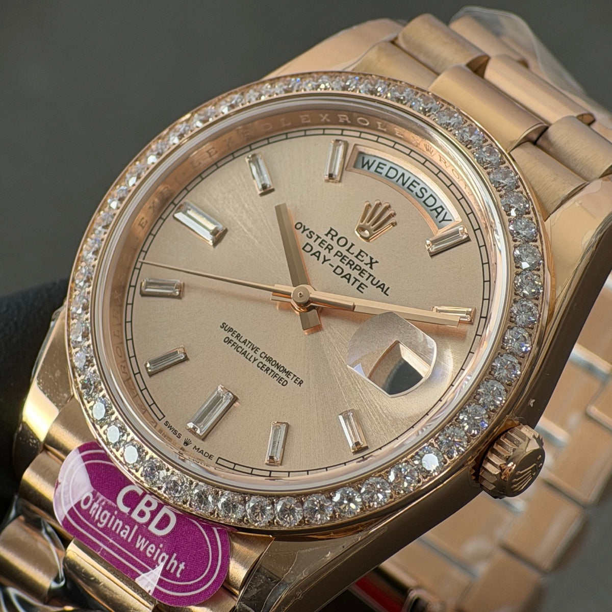 DD Pink Rock Sugar Circle Round Diamond