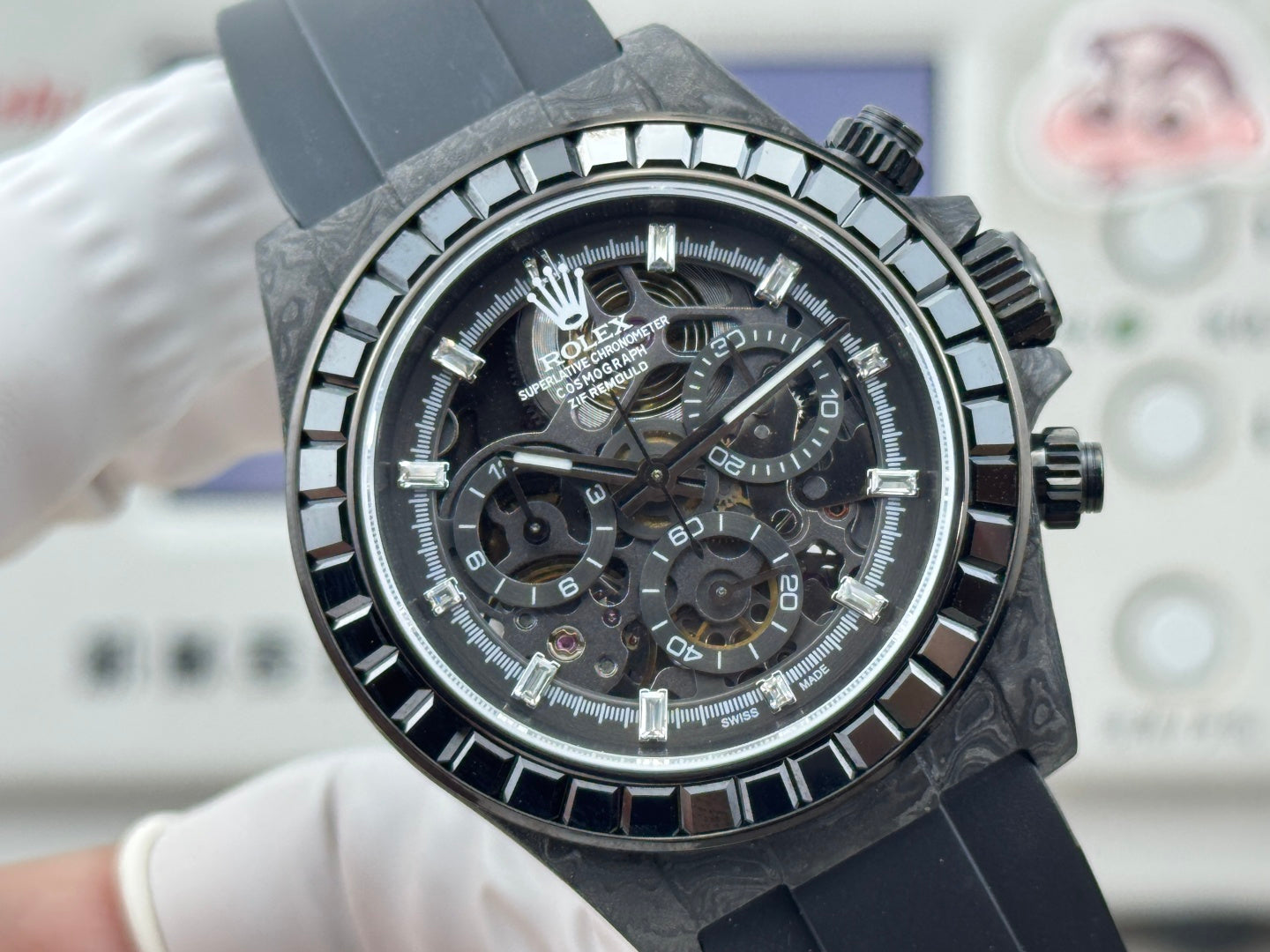 Customized Carbon Fiber Edition of the Space Timing Daytona Series