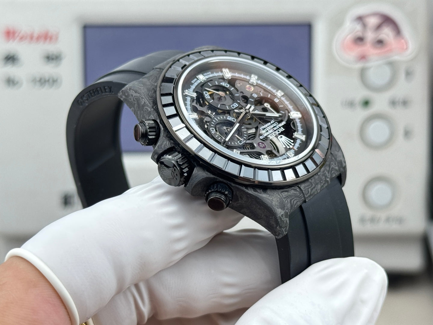 Customized Carbon Fiber Edition of the Space Timing Daytona Series