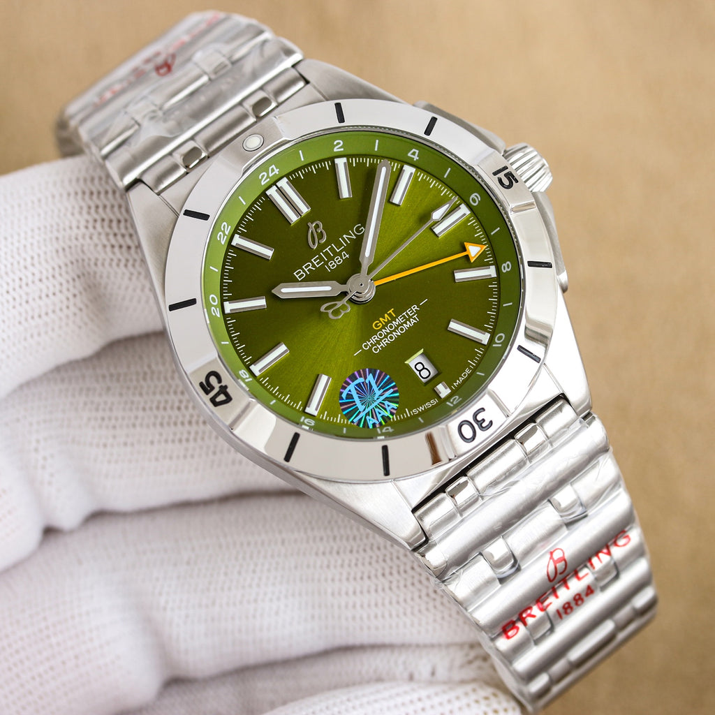 The Breitling mechanical timing