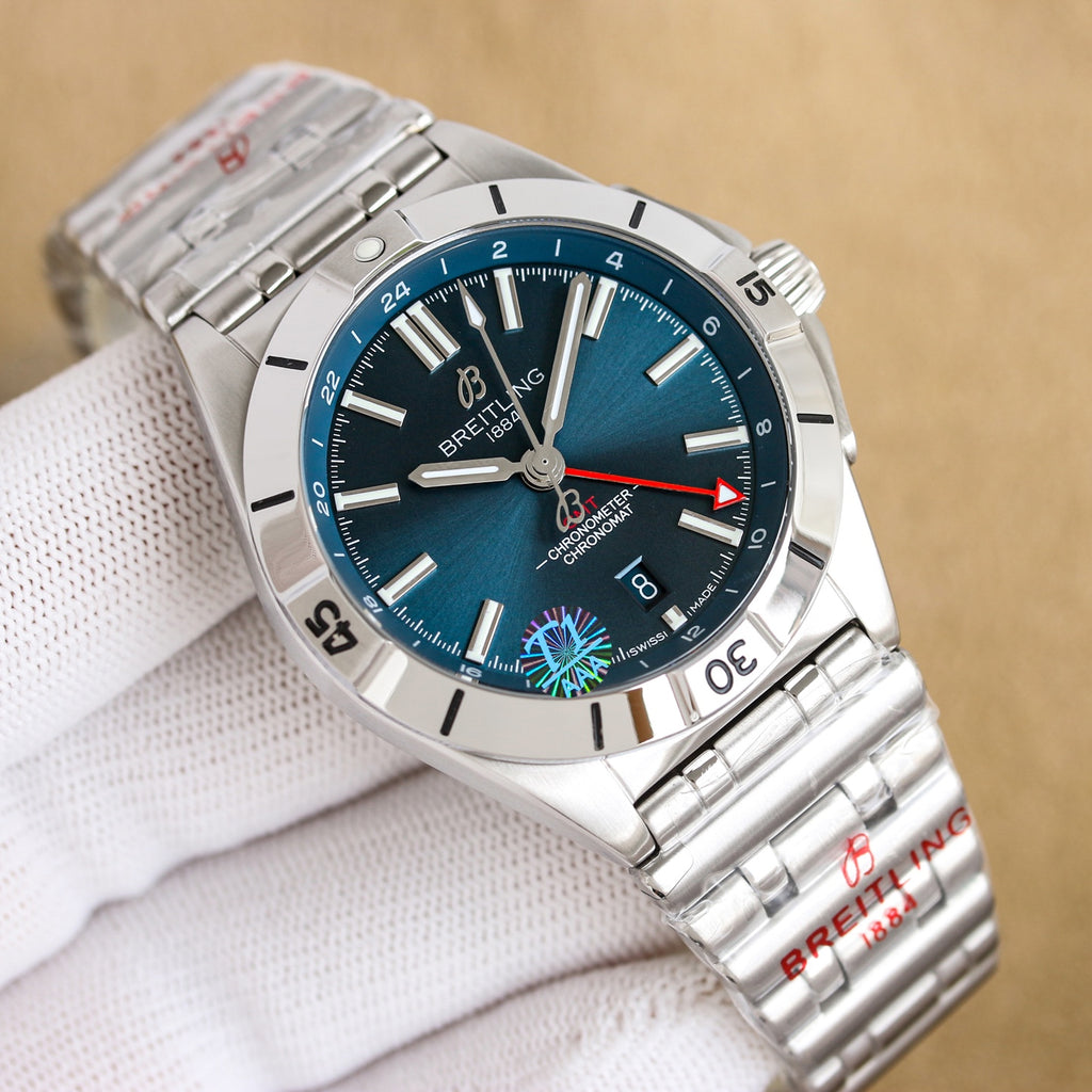 The Breitling mechanical timing
