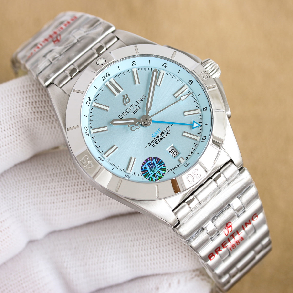 The Breitling mechanical timing