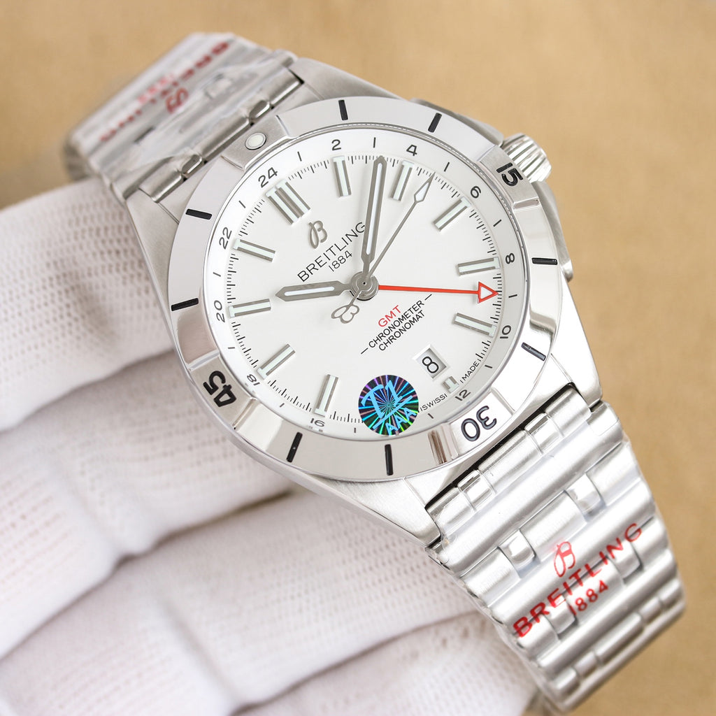 The Breitling mechanical timing