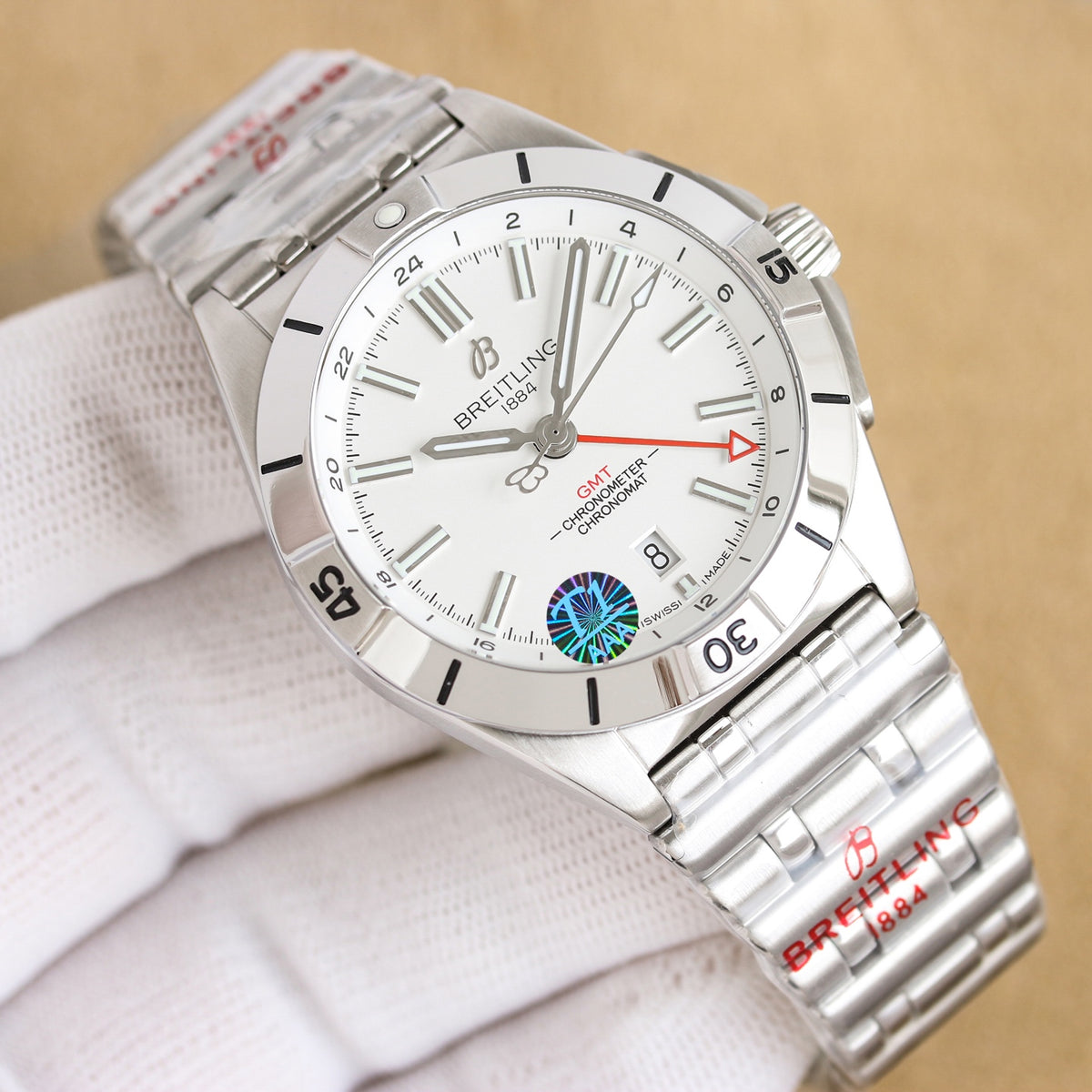 The Breitling mechanical timing