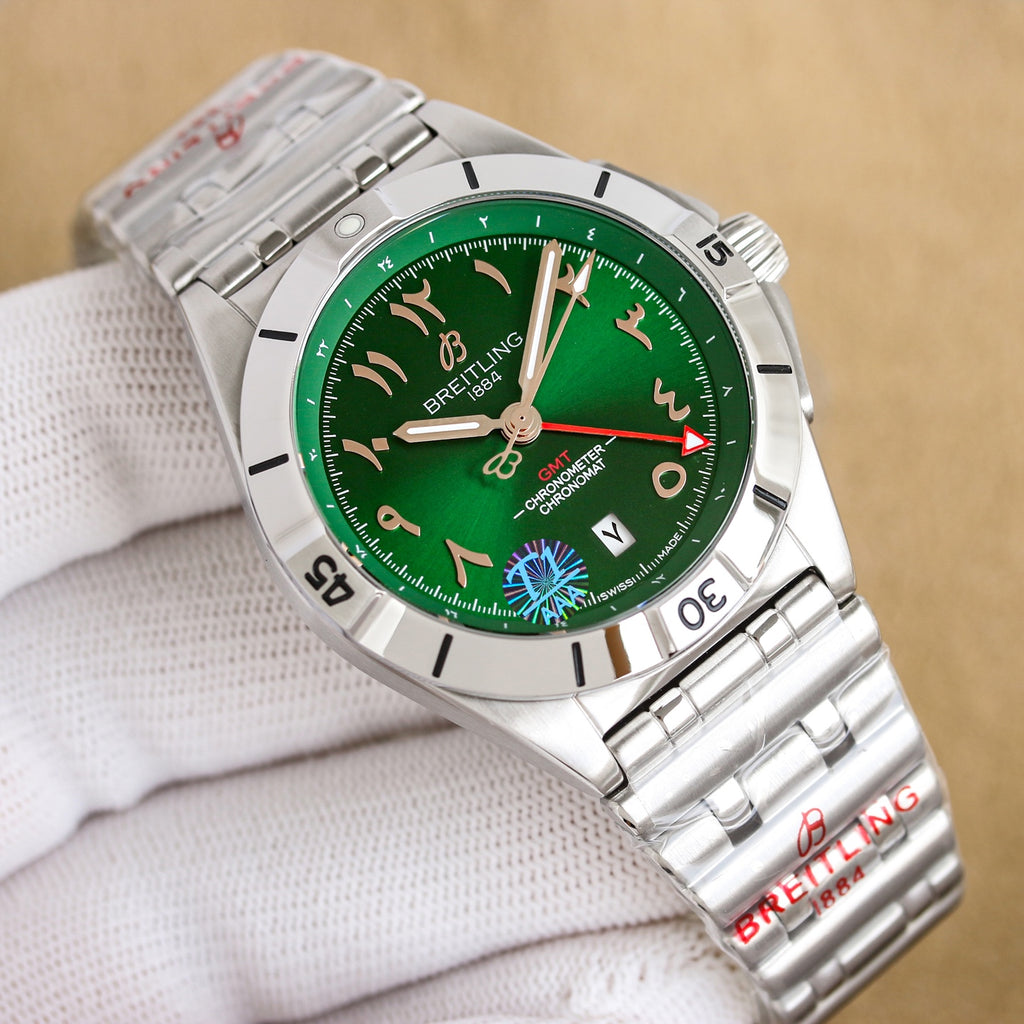 The Breitling mechanical timing