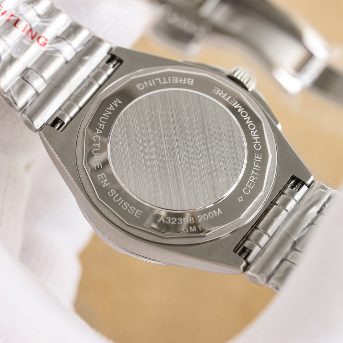 The Breitling mechanical timing