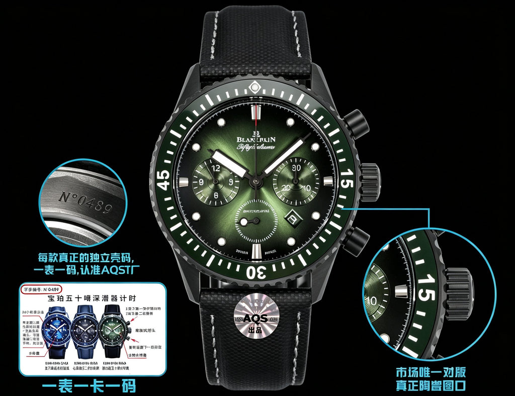 宝珀五十噚深潜器计时5200-0153