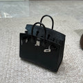 Birkin 20cm Sellier Lizard 进口蜥蜴皮  Color：Ck89黑色 Noir Phw 全手工蜡线缝  银扣 定制✈️
