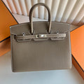 Birkin 20cm Epsom Color：Ck18大象灰 Etoupe Phw 全手工蜡线缝 银扣 Stock