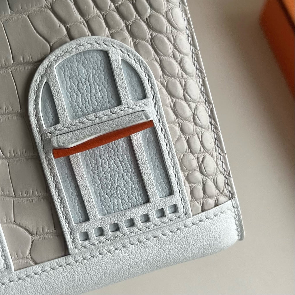 现货 Birkin 20cm 白色小房子🏠 全手工蜡线缝  Phw Stock