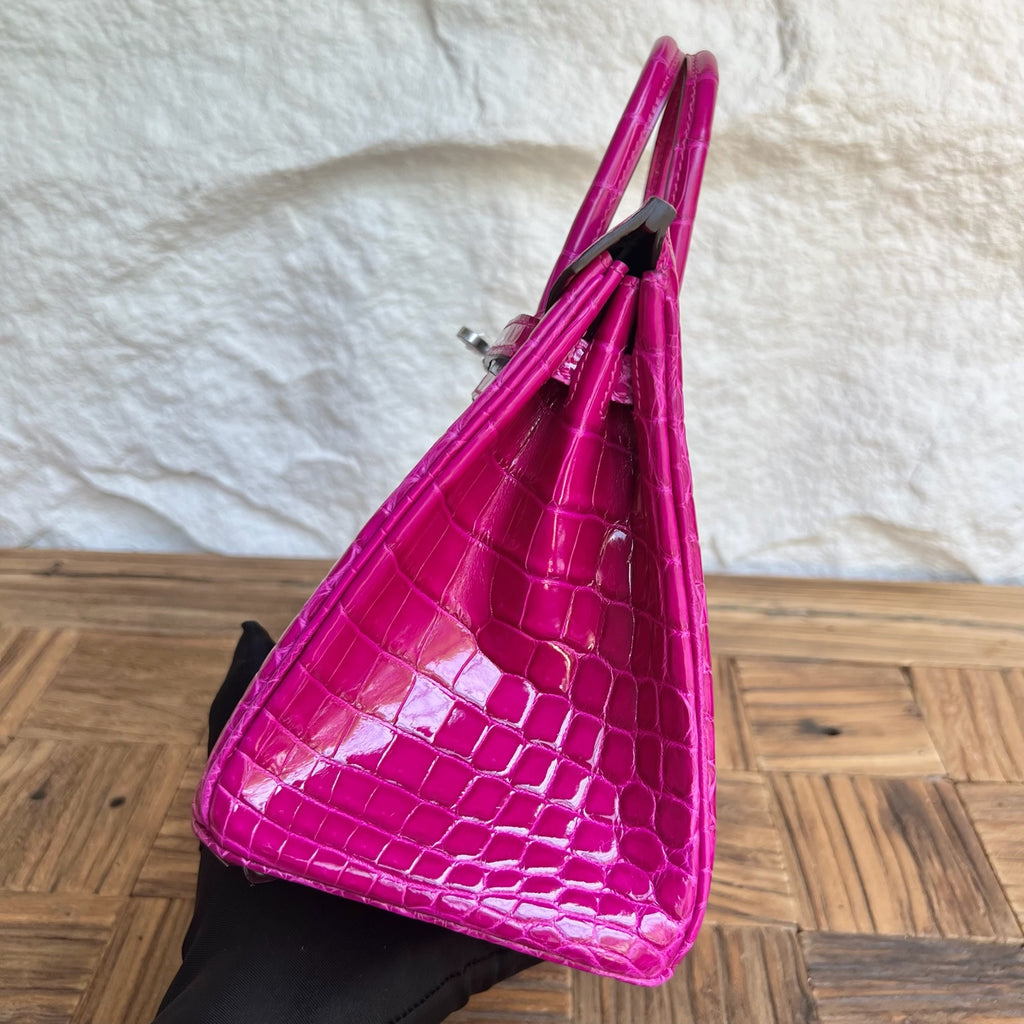 Birkin 25cm 亮面尼罗鳄鱼