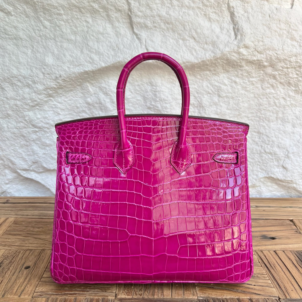 Birkin 25cm 亮面尼罗鳄鱼