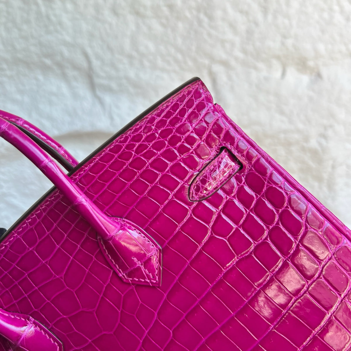 Birkin 25cm 亮面尼罗鳄鱼