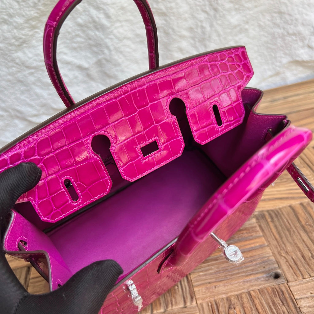 Birkin 25cm 亮面尼罗鳄鱼