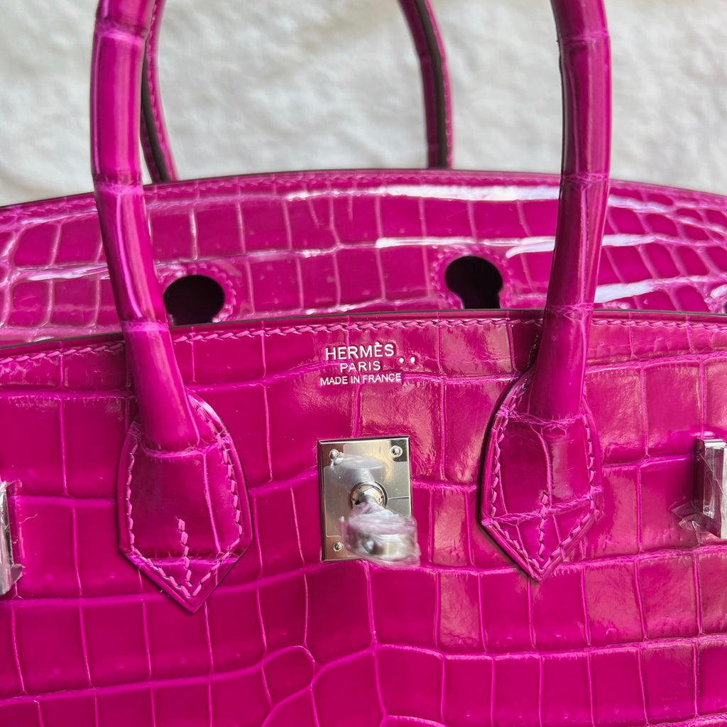 Birkin 25cm 亮面尼罗鳄鱼