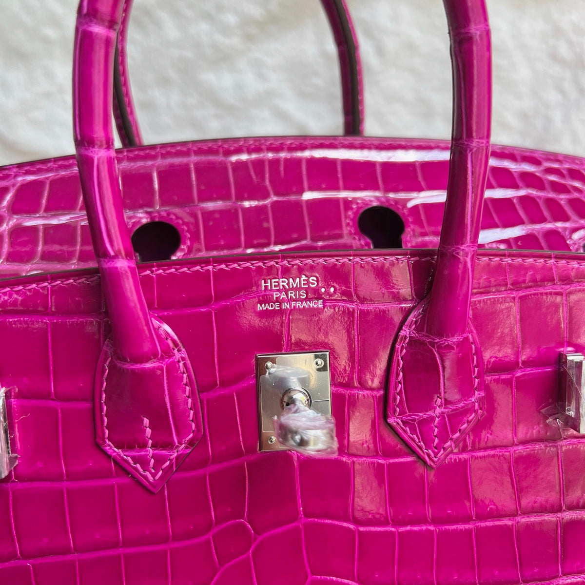 Birkin 25cm 亮面尼罗鳄鱼