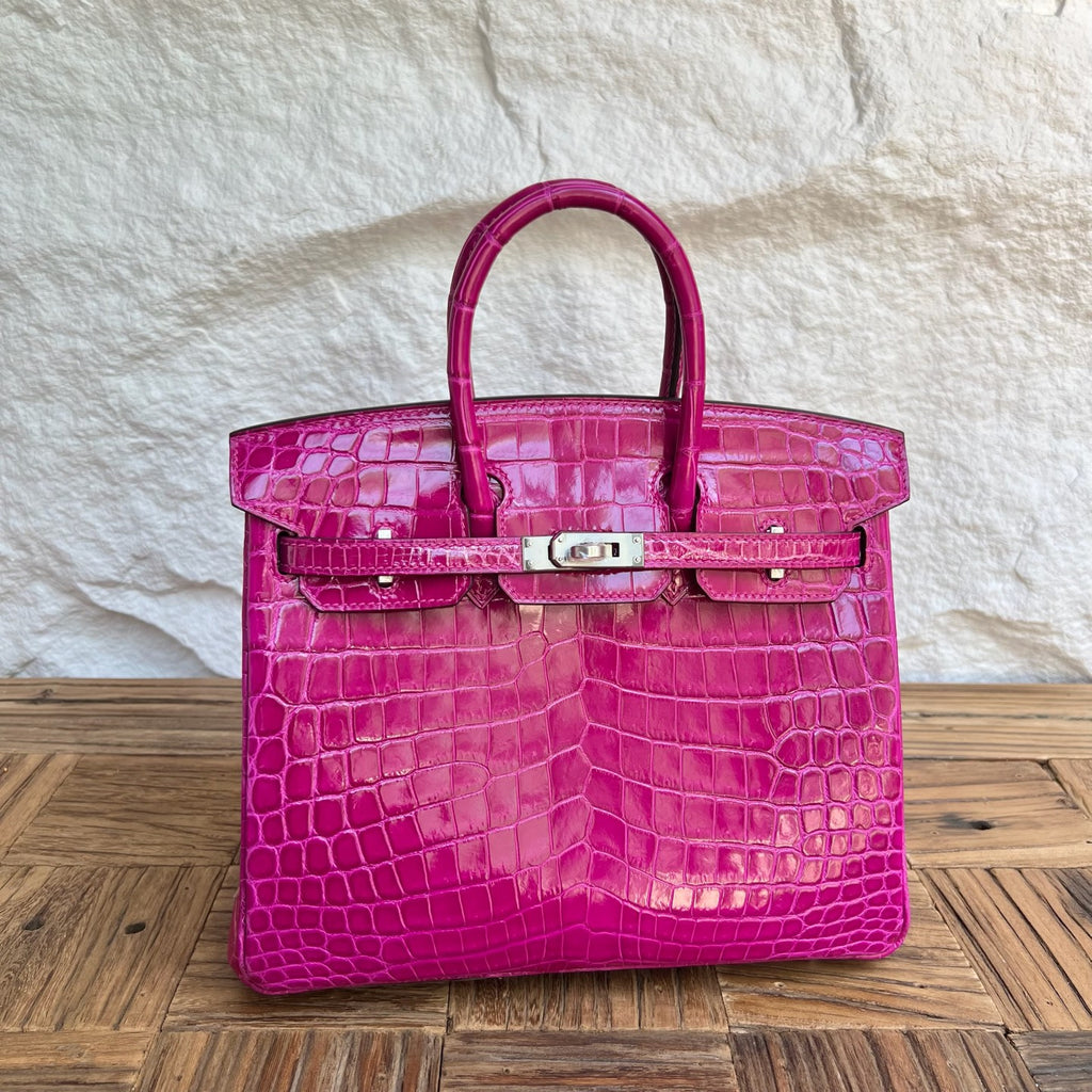 Birkin 25cm 亮面尼罗鳄鱼