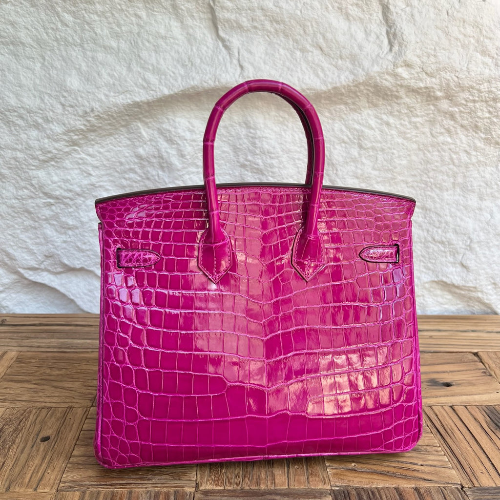 Birkin 25cm 亮面尼罗鳄鱼