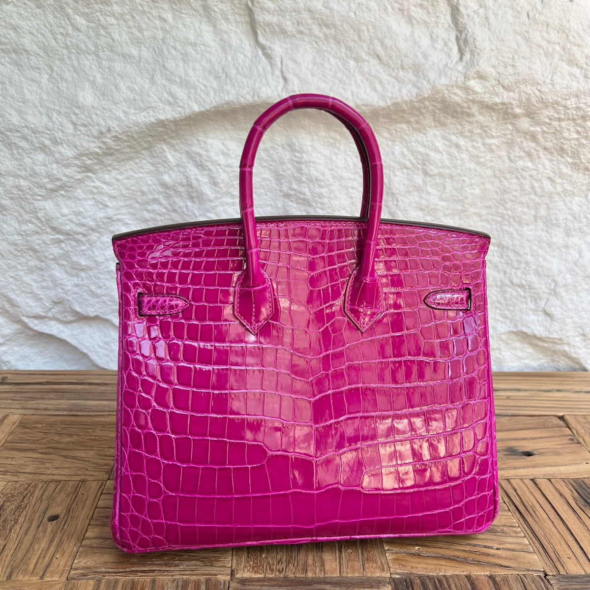 Birkin 25cm 亮面尼罗鳄鱼