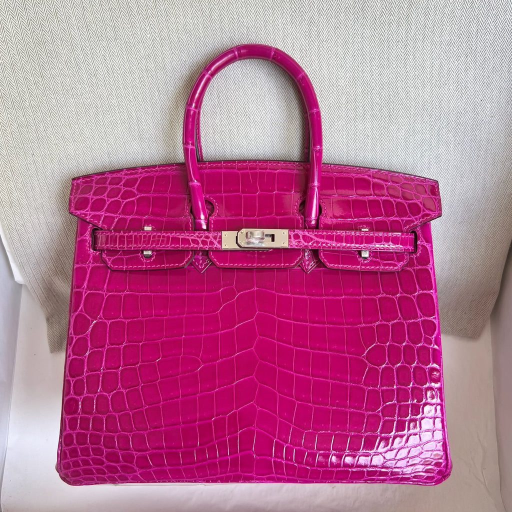 Birkin 25cm 亮面尼罗鳄鱼
