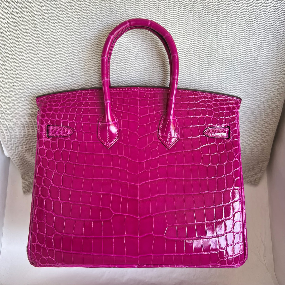 Birkin 25cm 亮面尼罗鳄鱼