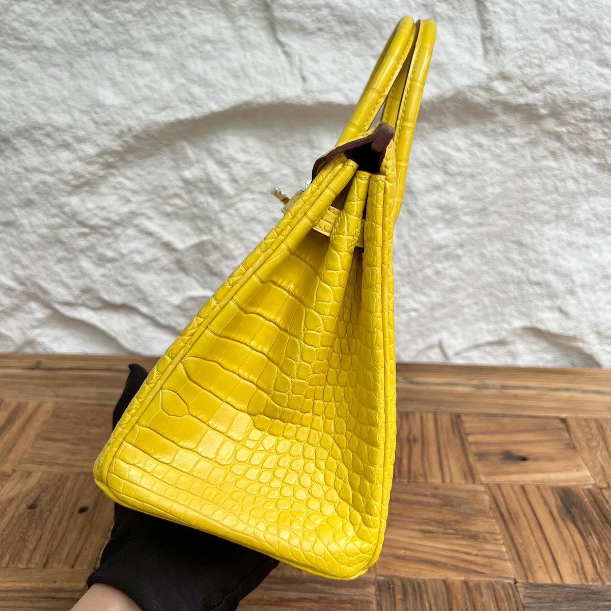 Birkin 25cm Misty American Crocodile