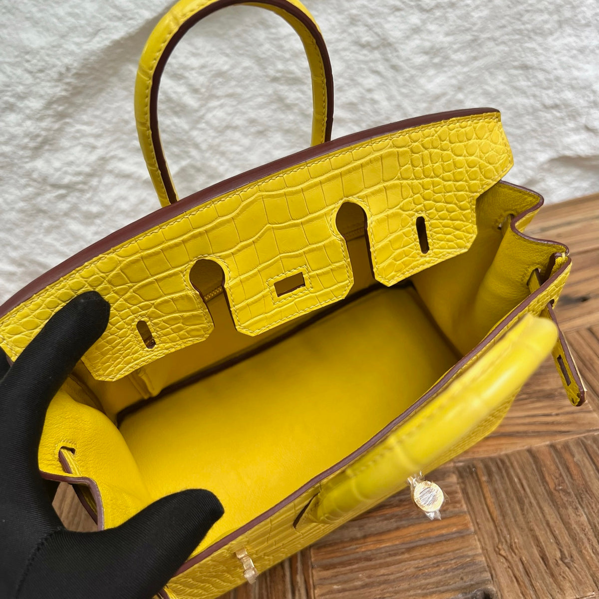 Birkin 25cm Misty American Crocodile