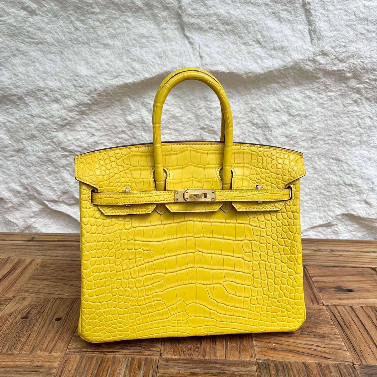 Birkin 25cm Misty American Crocodile