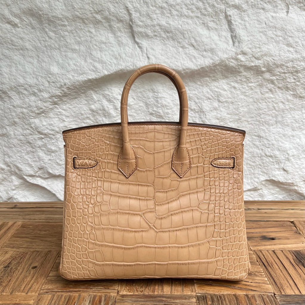 Birkin 25cm Misty American Crocodile