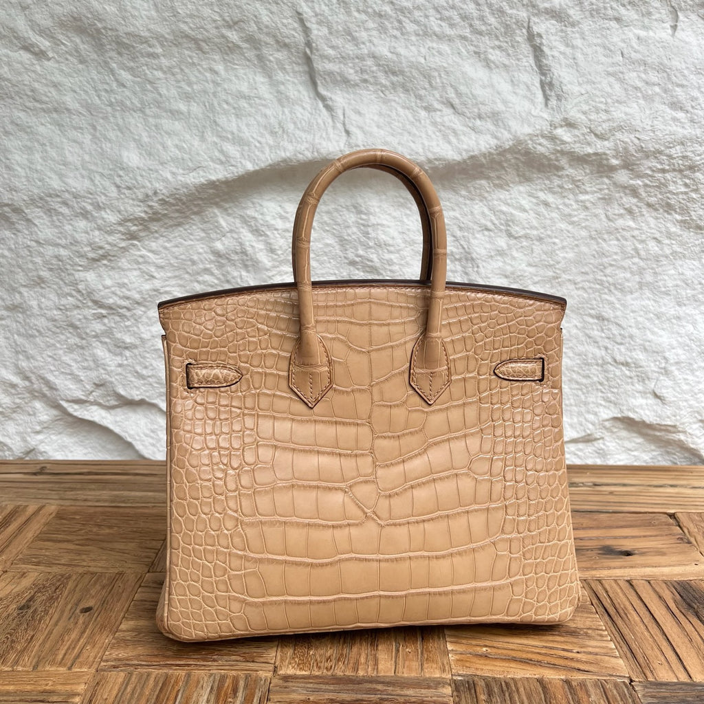 Birkin 25cm Misty American Crocodile