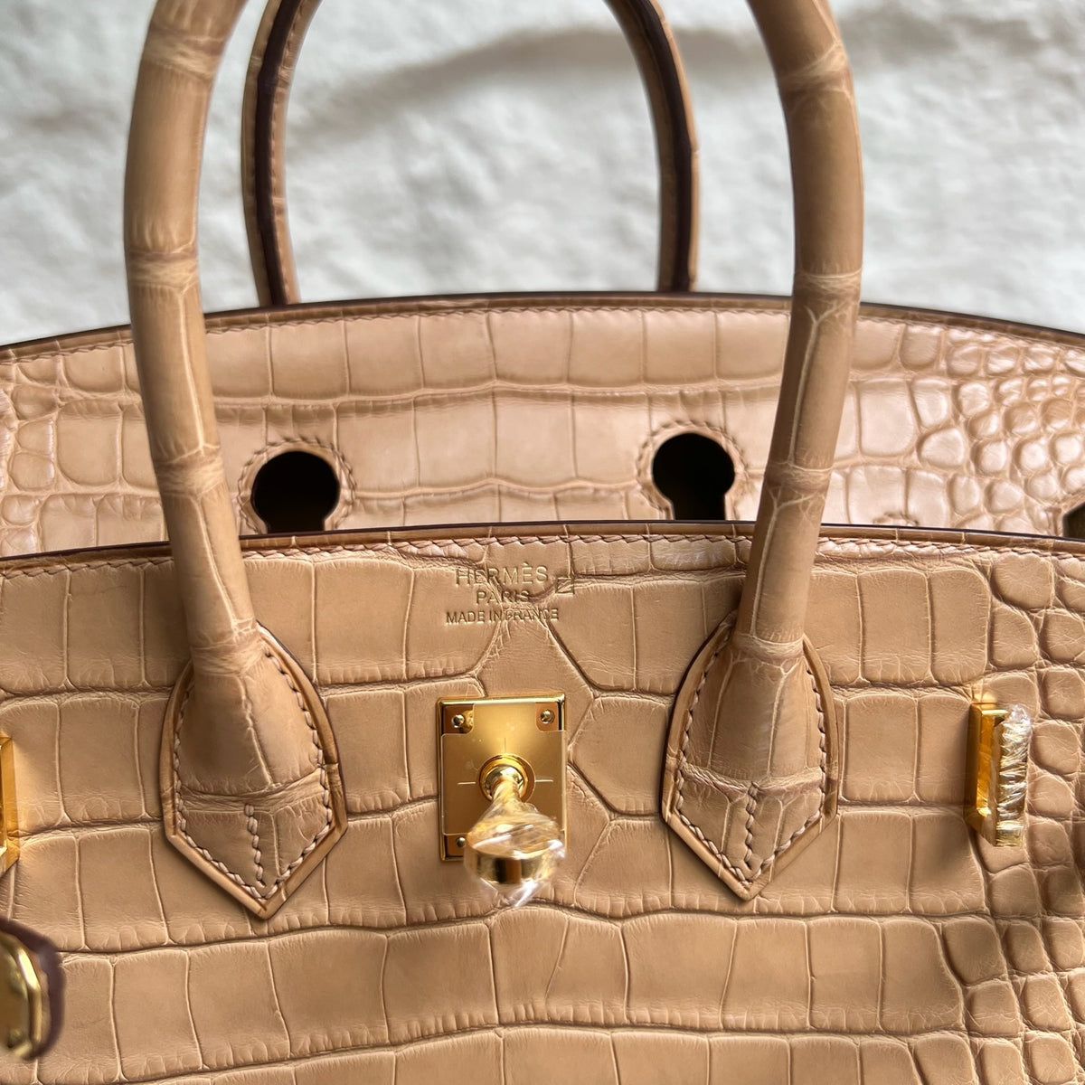 Birkin 25cm Misty American Crocodile