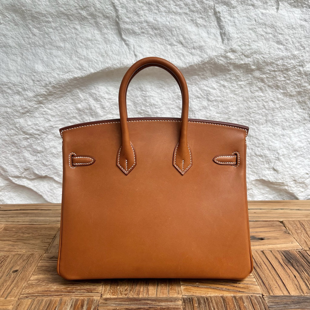 Birkin 25cm Barenia imported BMW saddle leather