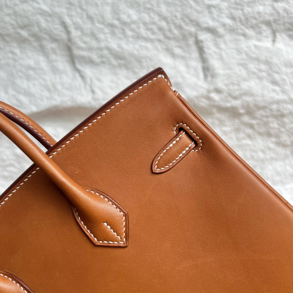 Birkin 25cm Barenia imported BMW saddle leather