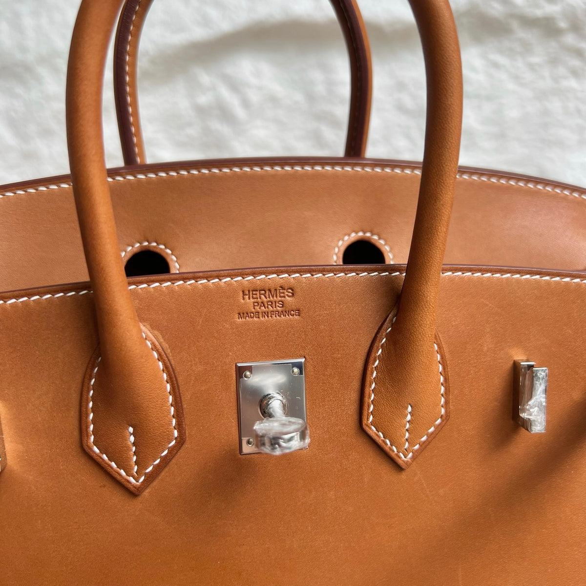 Birkin 25cm Barenia imported BMW saddle leather