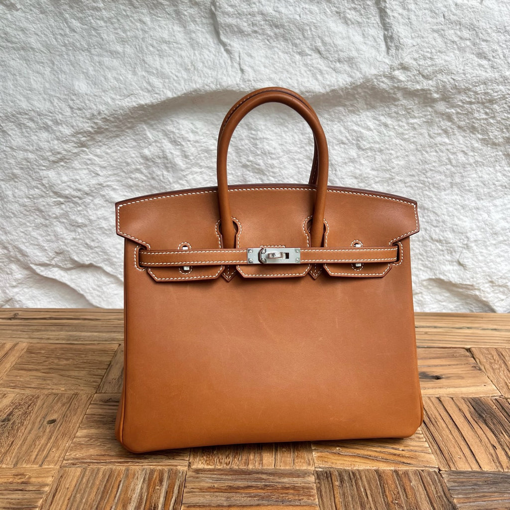 Birkin 25cm Barenia imported BMW saddle leather