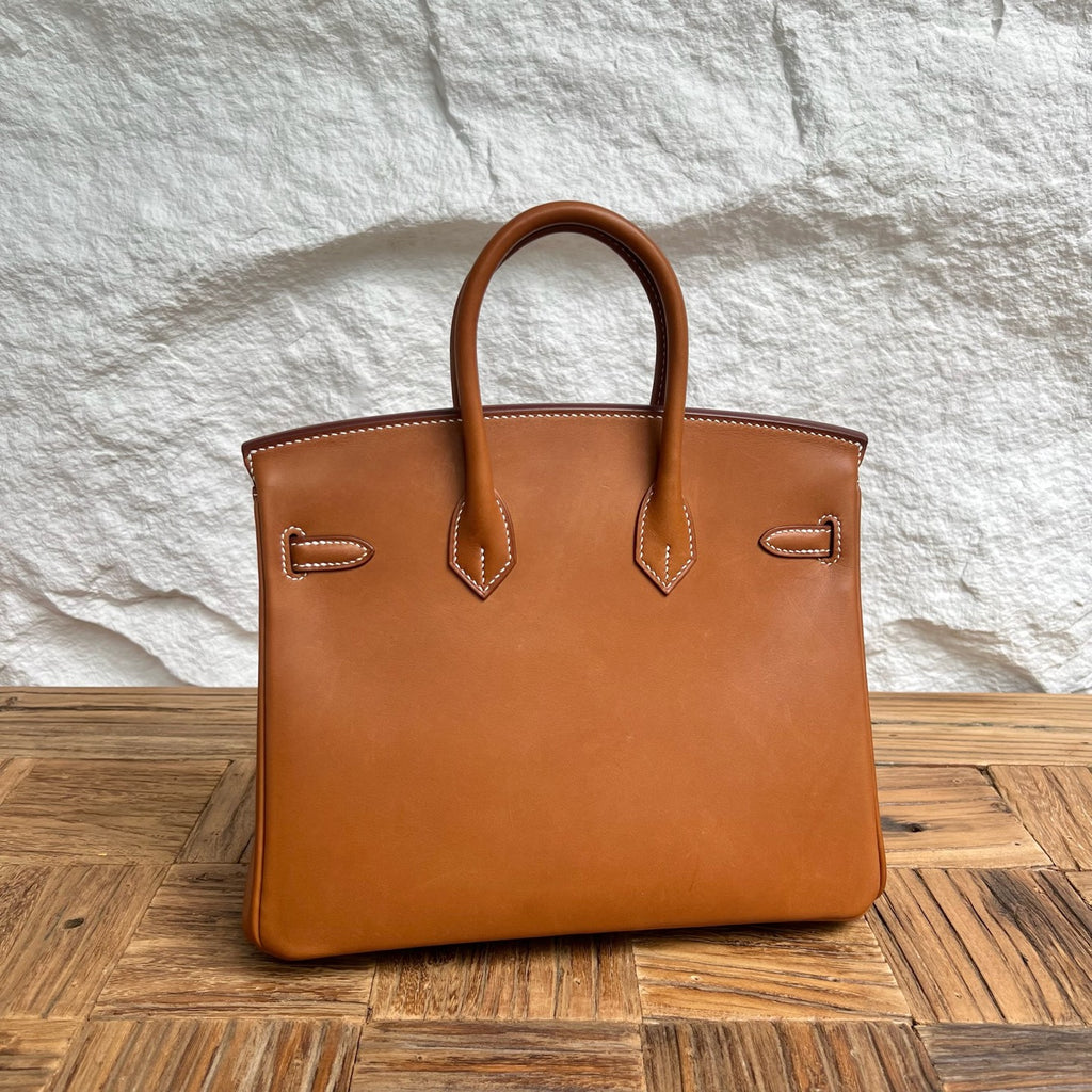 Birkin 25cm Barenia imported BMW saddle leather