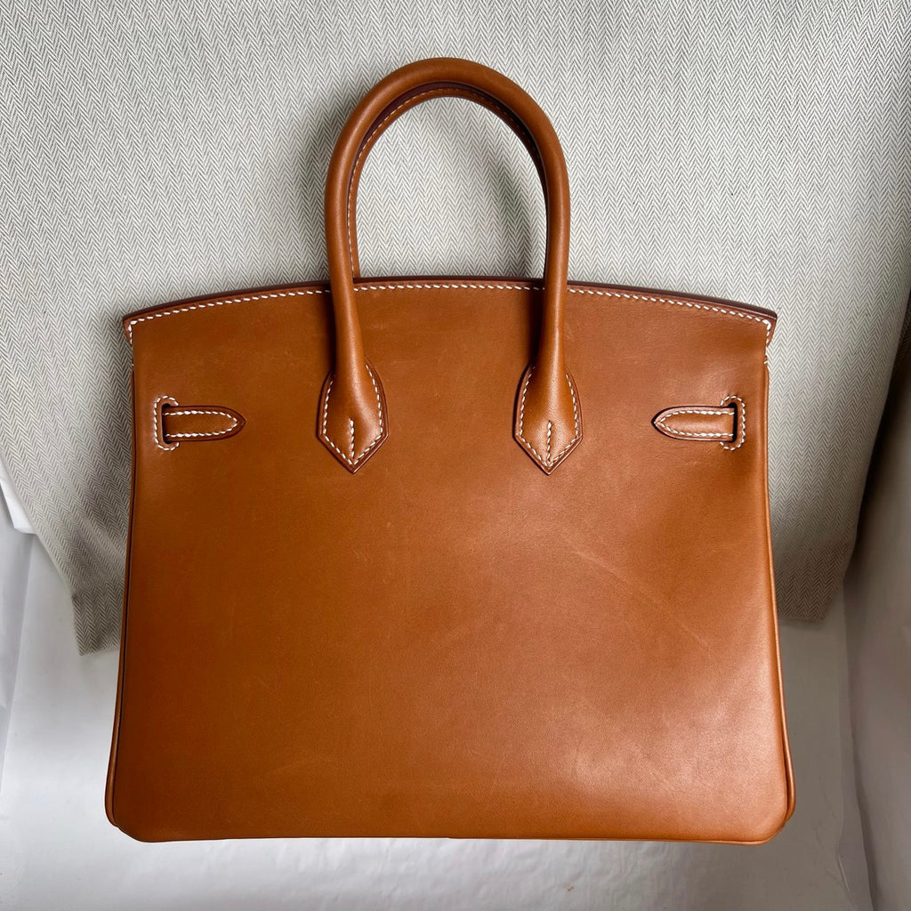 Birkin 25cm Barenia imported BMW saddle leather