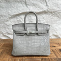 Birkin 25cm Misty American Crocodile