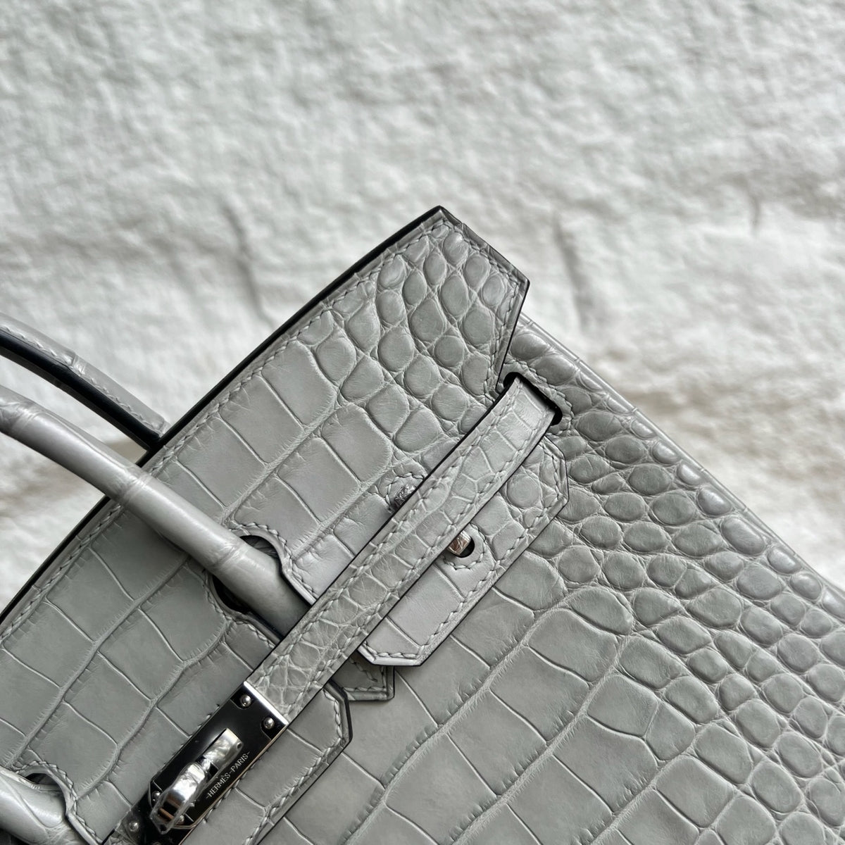 Birkin 25cm Misty American Crocodile
