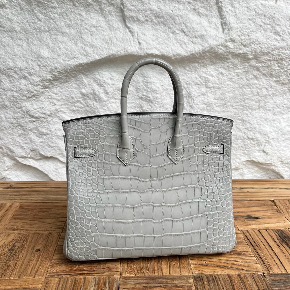 Birkin 25cm Misty American Crocodile