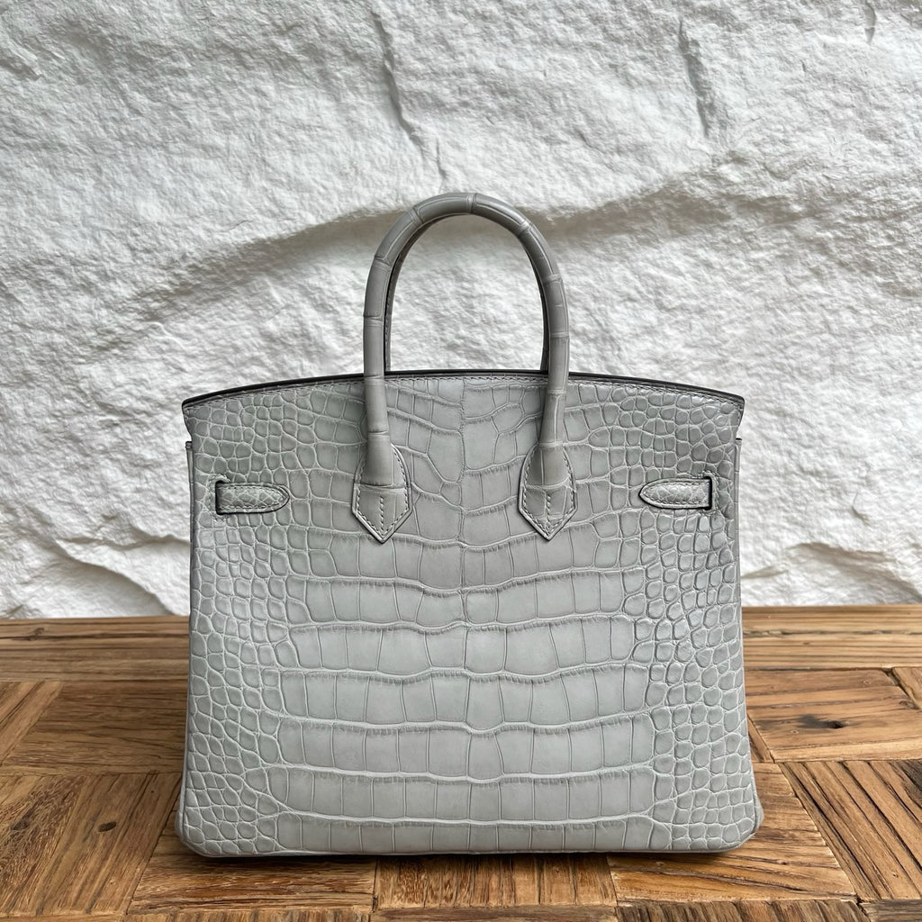 Birkin 25cm Misty American Crocodile