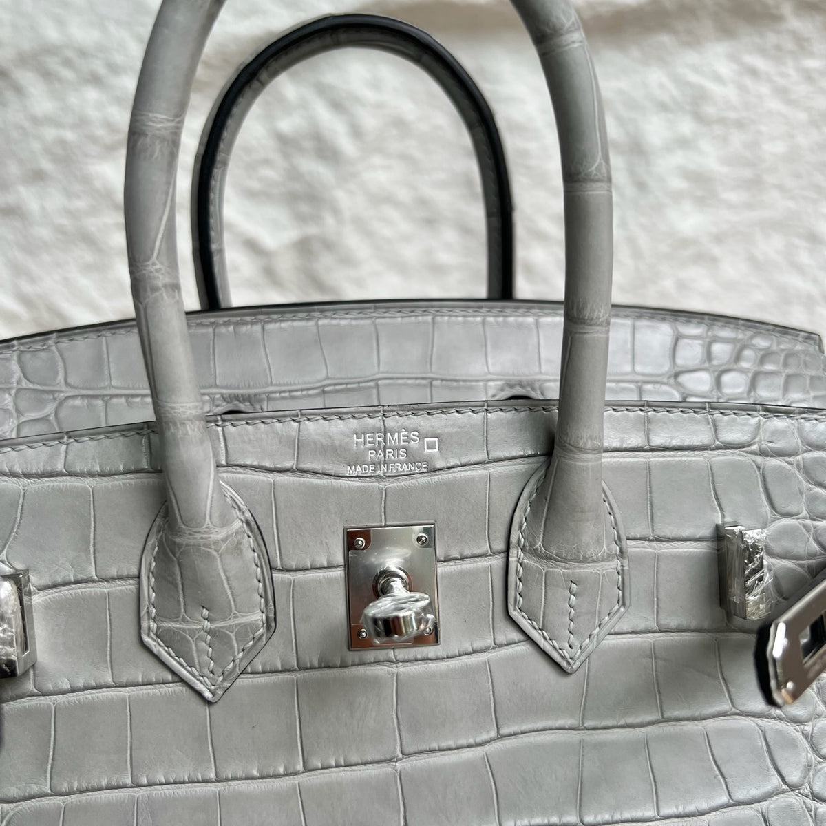 Birkin 25cm Misty American Crocodile