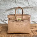 Birkin 25cm Misty American Crocodile
