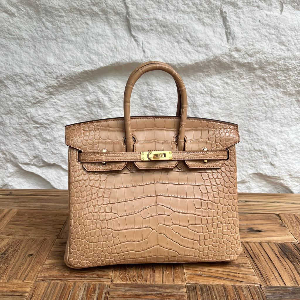 Birkin 25cm Misty American Crocodile